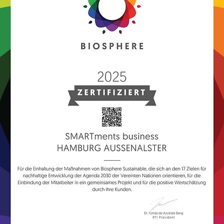 Smartments Business Hamburg Aussenalster Aparthotel Ngoại thất bức ảnh